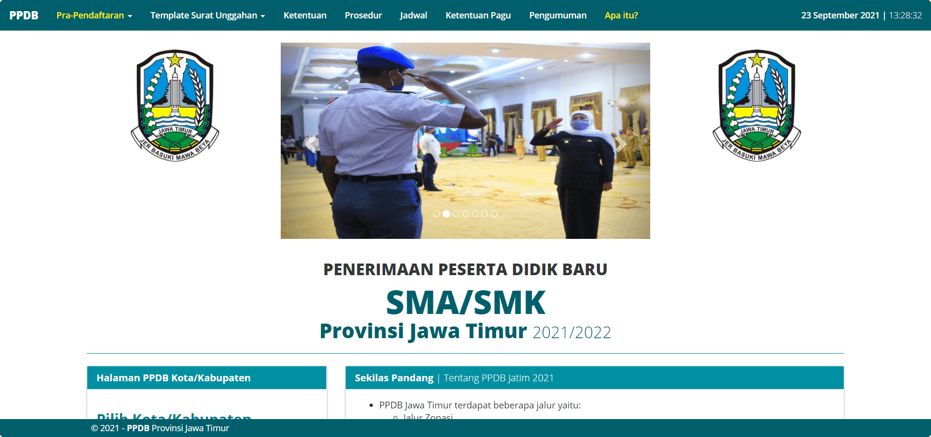 PPDB Jawa Timur 2021